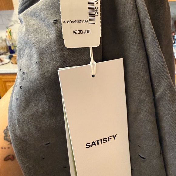 Satisfy Women's Charcoal Graphic Tee - Picture 8 of 9